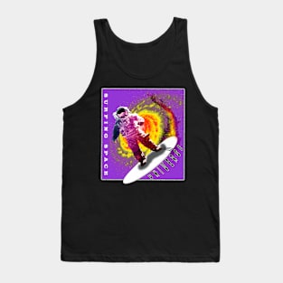 Surfing Space Ocean Surfer Gift Idea Tank Top